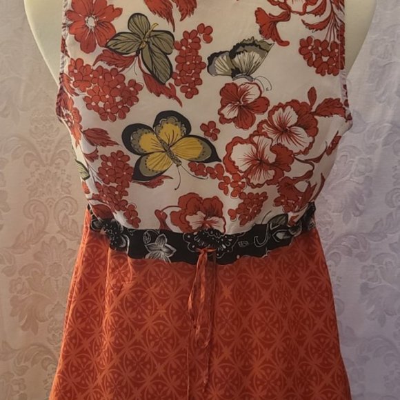 CAbi 100 Percent Silk Butterfly Tunic #948 - Picture 3 of 10